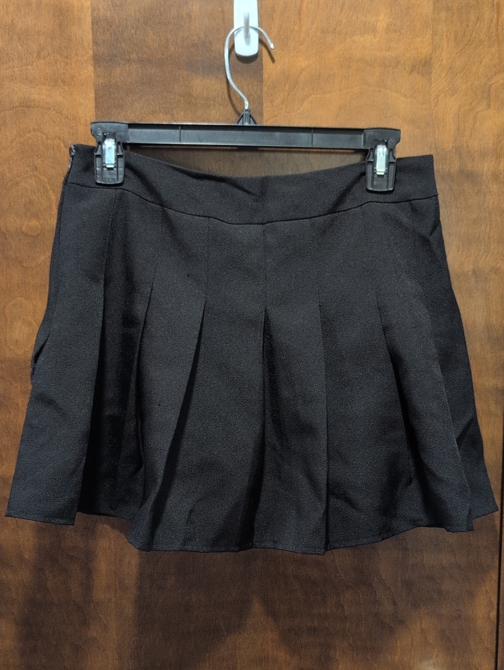 Black Pleated Skirt Womens